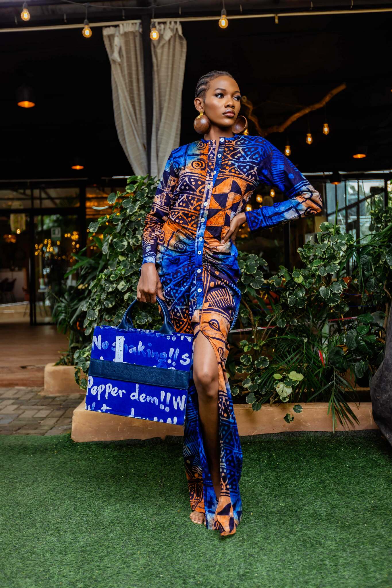 THE MELIA KULTURE KAFTAN (BLUE)