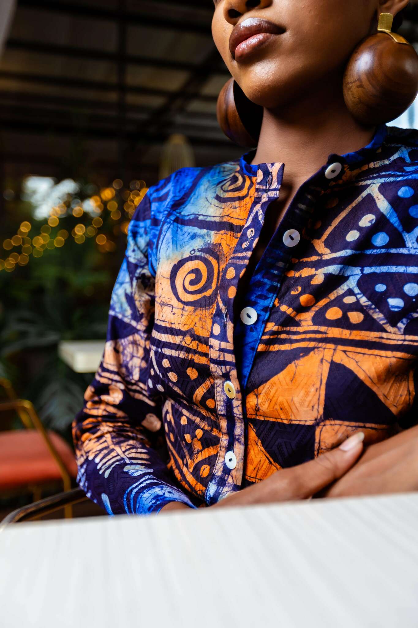 THE MELIA KULTURE KAFTAN (BLUE)