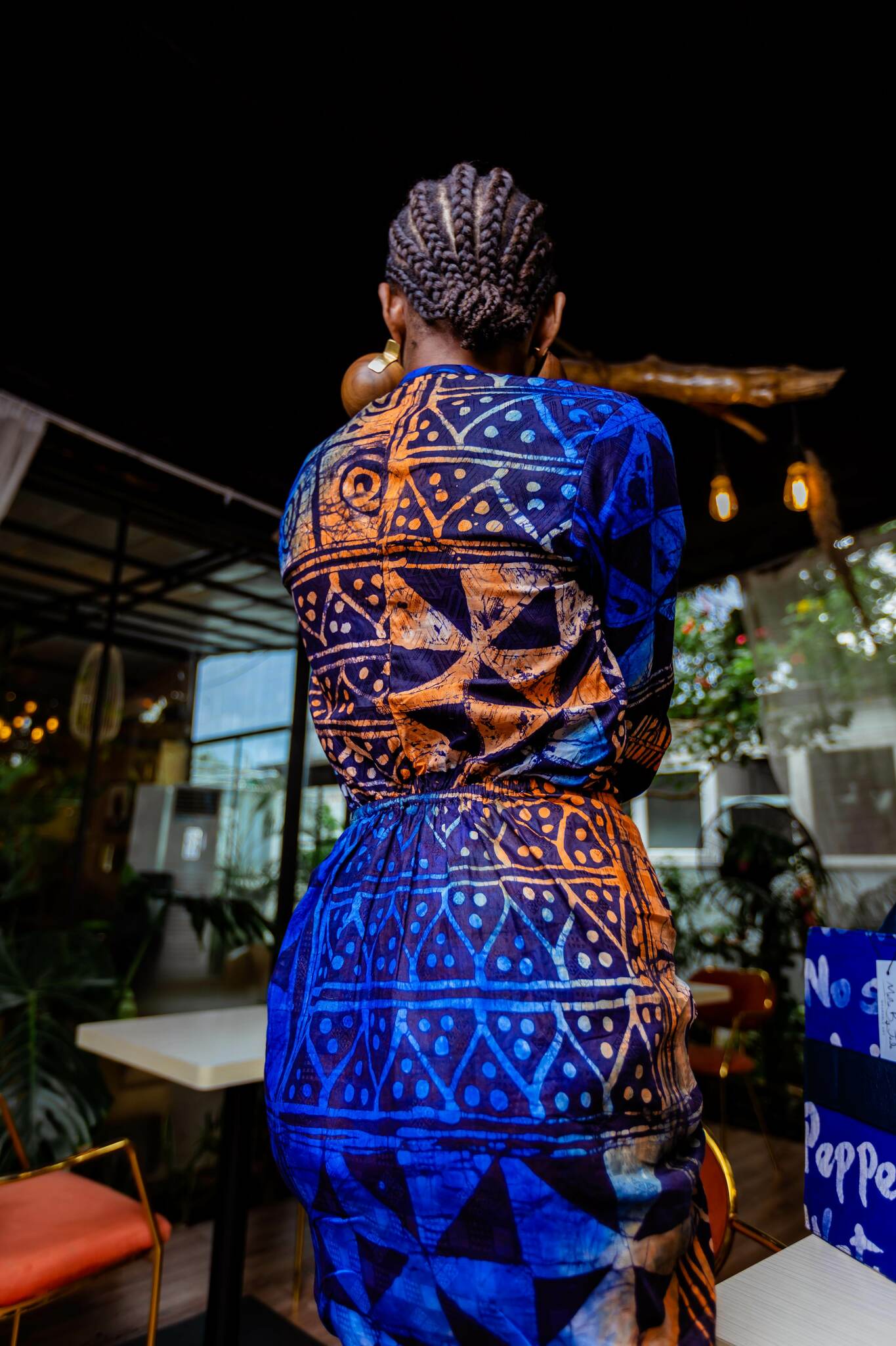 THE MELIA KULTURE KAFTAN (BLUE)