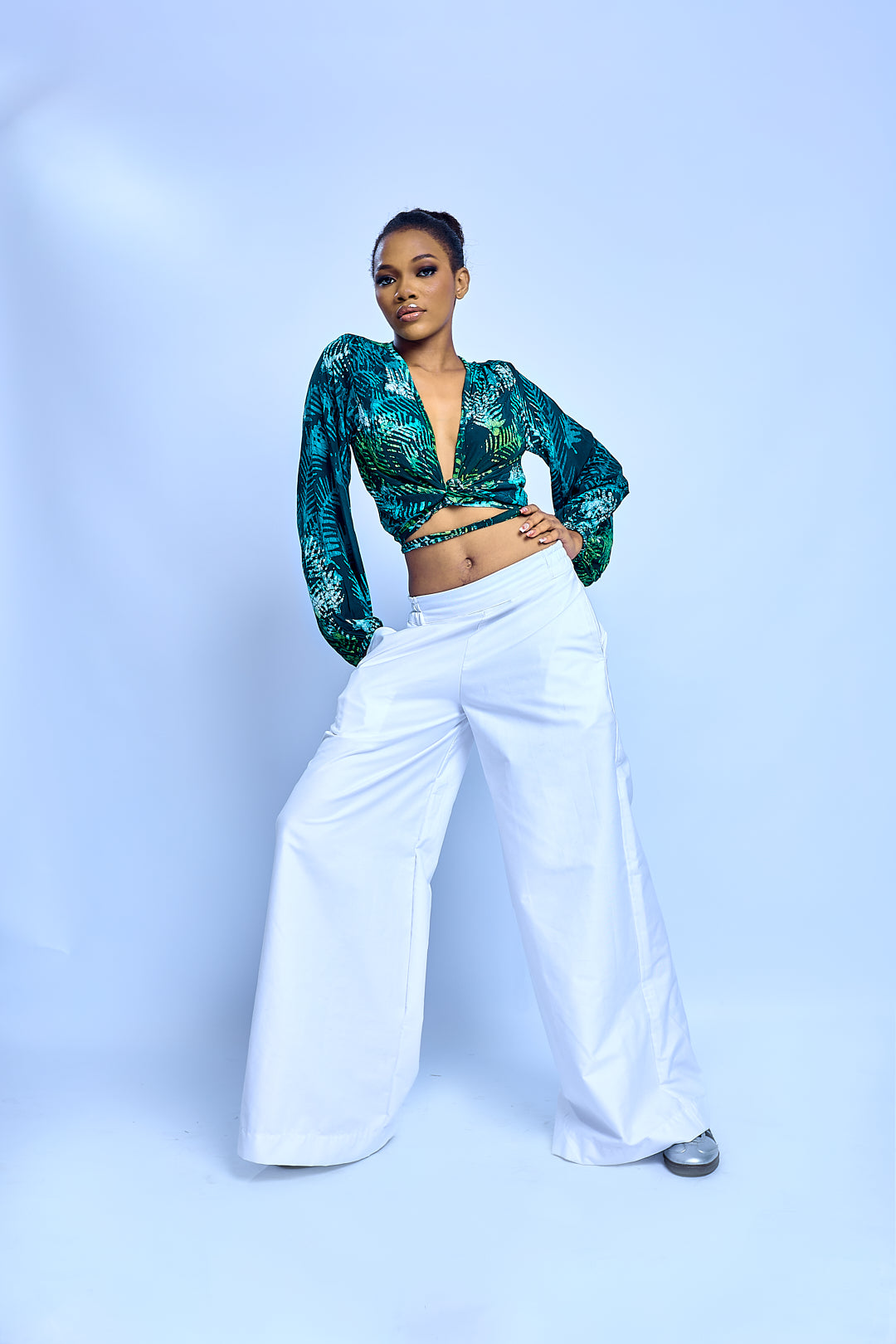 Asake Pants White